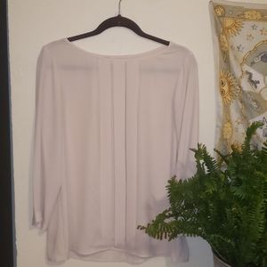 Blush colored Loft blouse size medium